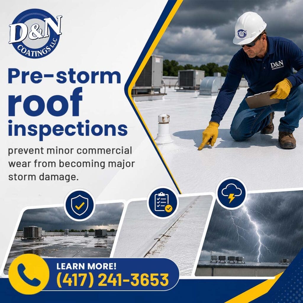 Pre-storm roof inspection